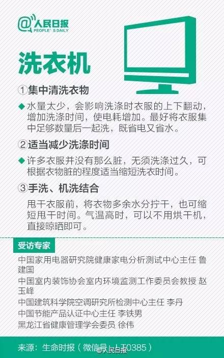 洗衣机使用技巧，如何节省电费与水费？