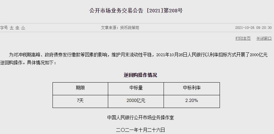 央行逆回购操作深度解读，333亿资金投放影响分析