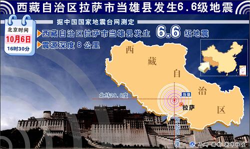 西藏遭遇重大地震灾害，地震致126人遇难